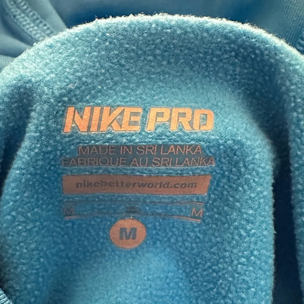 🩵 Nike Women’s Medium Turquoise Cowl Neck Long Sleeve Sweatshirt - EUC